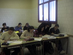 profesora explicando